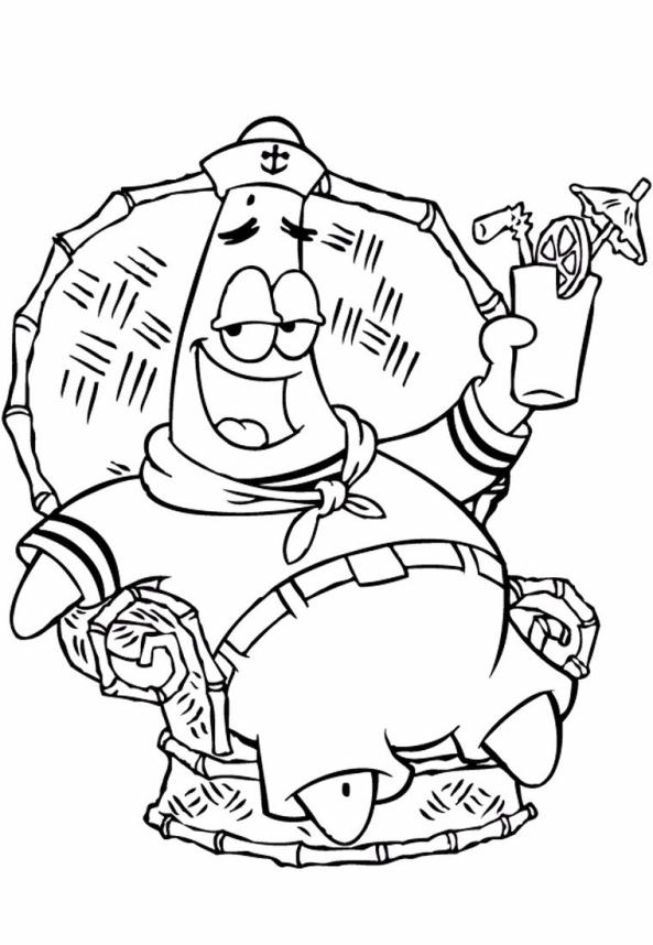 Kids-n-fun.com | 48 coloring pages of Patrick Starfish